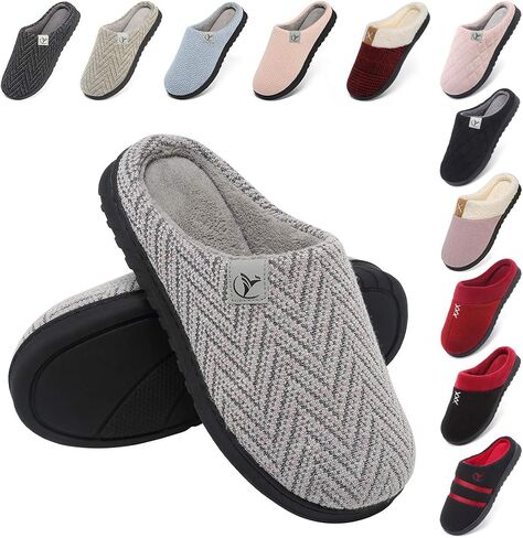 incarpo Ladies Slippers Memory Foam Womens Slippers Non-slip Rubber Sole Indoor Outdoor Comfortable Slippers in Saudi Arabia