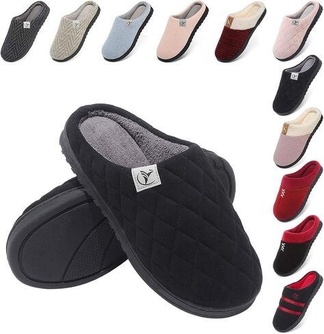 incarpo Ladies Slippers Memory Foam Womens Slippers Non-slip Rubber Sole Indoor Outdoor Comfortable Slippers in Saudi Arabia