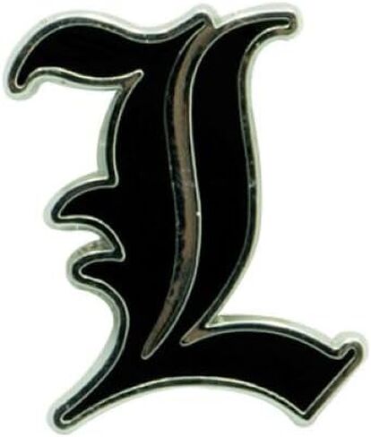 ABYstyle Death Note L دبوس معدني بقياس 1.1 بوصة × 0.98 بوصة ملحقات أنيمي مانغا لحقيبة الظهر أزرار الملابس هدية ميرش in Saudi Arabia