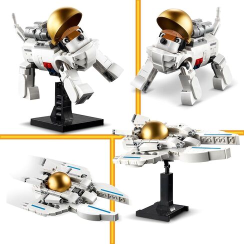 LEGO Creator Space Play Pack, 6 Adventurous Build Options in 1 Box Such as 2 Astronauts, a Space Dog, Viper Jet, Space Shuttle and Spaceship, a Great Gift for Space Lovers Ages 9 and Up, 66791 in Saudi Arabia