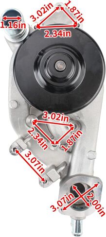 AUTOKAY Engine Water Pump for Chevrolet Camaro 10-15 6.2L Naturally Aspirated 19207665 in Saudi Arabia