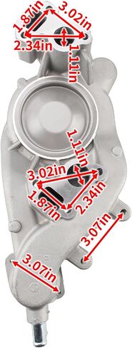 AUTOKAY Engine Water Pump for Chevrolet Camaro 10-15 6.2L Naturally Aspirated 19207665 in Saudi Arabia