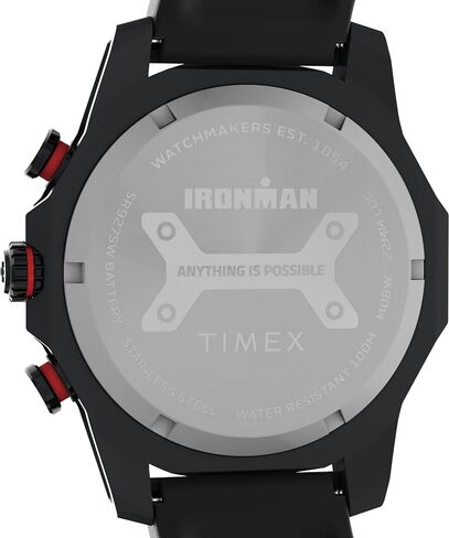 Timex Men's Ironman Adrenaline 48mm Watch - Black Strap Black Dial Black Case in Saudi Arabia