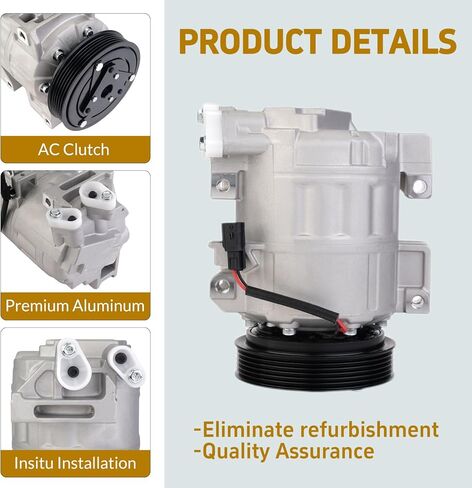 مكيف هواء ضاغط تيار متردد جديد للسيارات مع قابض متوافق مع Nissan Altima 2007-2012 Nissan Sentra CO 92600JA00A 67664 68664 c2700 4715003 in Kuwait