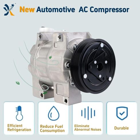 مكيف هواء ضاغط تيار متردد جديد للسيارات مع قابض متوافق مع Nissan Altima 2007-2012 Nissan Sentra CO 92600JA00A 67664 68664 c2700 4715003 in Kuwait