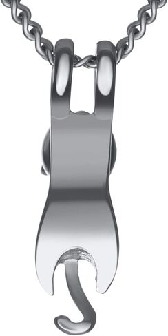 قلادة صغيرة من الفولاذ المقاوم للصدأ معلقة على شكل قطة كيتي قلادة فضية اللون in Kuwait