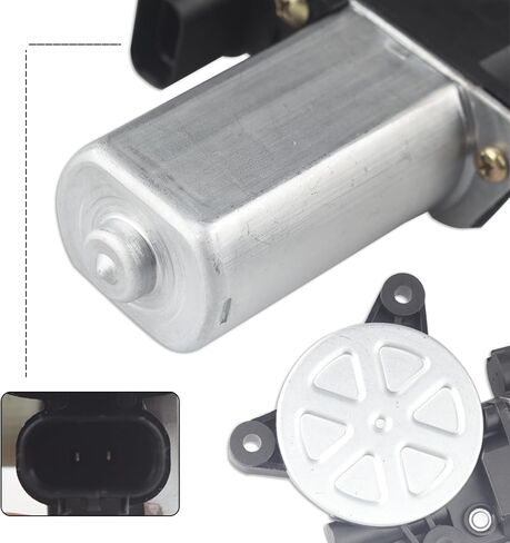 Power Window Motor Assy with Auto Up & Down Compatible with Hyundai Tucson 2016-2021 Replacement Front Right Passenger Side Window Regulator Motor 82460-D3000 in Saudi Arabia