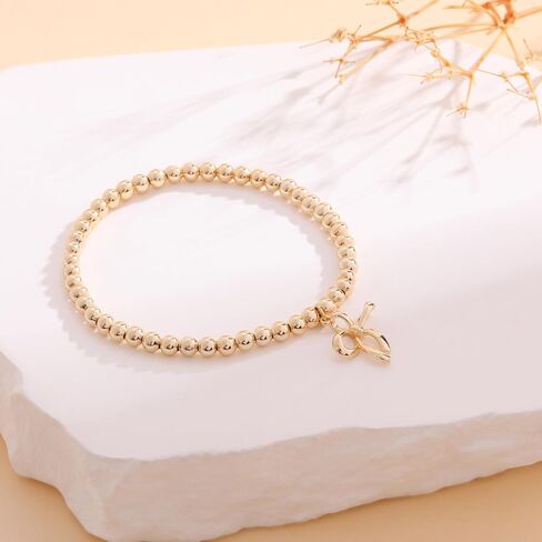 RZKING Gold Bracelets for Women, Evil Eye Butterfly Dragonfly Elephant Charm Bracelets for Women, Friendship Bracelets, Birthday, Retirement, Inspirational Gifts for Women in Saudi Arabia