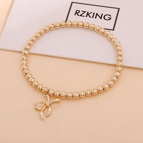 RZKING Gold Bracelets for Women, Evil Eye Butterfly Dragonfly Elephant Charm Bracelets for Women, Friendship Bracelets, Birthday, Retirement, Inspirational Gifts for Women in Saudi Arabia