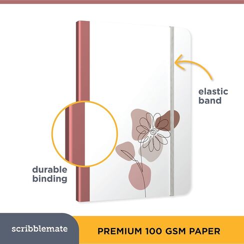 Lined journal notebook, 6 Pack A5 Lined Notebook Journal for Women & Men, 160 Pages, Medium 5.75" x 8.25 Inches Hardcover Journaling Notebooks, 100 GSM Premium Paper (6 Pack, Variety Pack in Kuwait