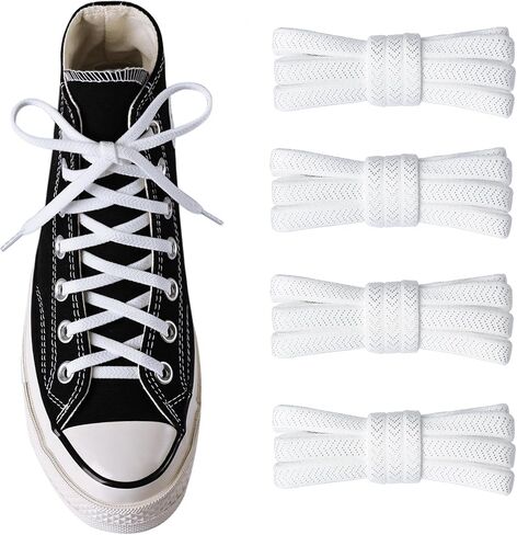 Olukssck 2 Pairs Elastic Shoe Laces for Sneakers, No Tie Shoelaces for Adults and Kids in Kuwait