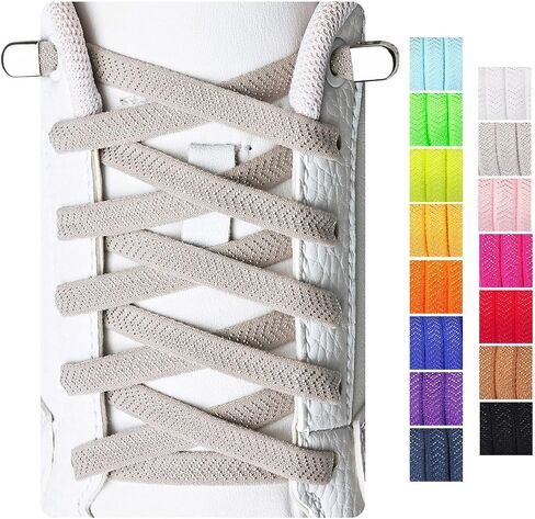 Olukssck Elastic Shoe Laces, No Tie Shoelaces for Adults and Kids, Tieless Shoe Laces in Saudi Arabia