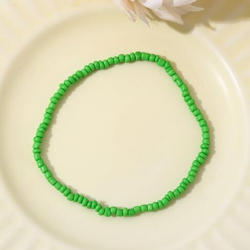 Beaded Bracelets for Women Summer Beach Bracelets Jewelry Sets Bohemian Stackable Beaded Stretch Boho Bracelets Bulk Small Beaded Bracelets Pack in Saudi Arabia