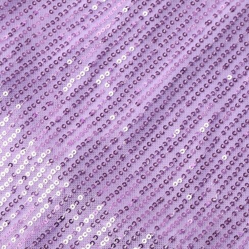 WELAKEN Girls Sequin Dress Glittering Flutter Sleeve Tiered Layer Birthday Party Dresses in Kuwait