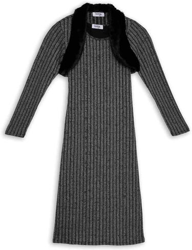 Speechless Girls' Sleeveless Midi Dress and Shrug in Saudi Arabia