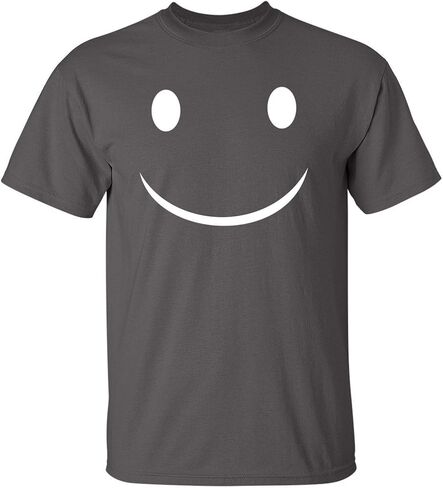 Happy Graphic Smile Sarcastic Novelty Funny Kids Youth T Shirt in Saudi Arabia
