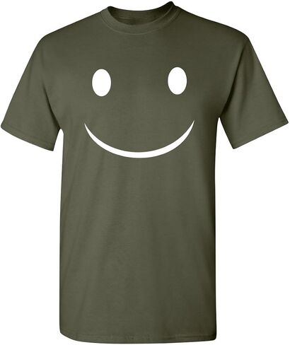 Happy Graphic Smile Sarcastic Novelty Funny Kids Youth T Shirt in Saudi Arabia