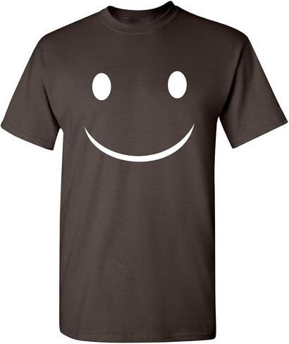 Happy Graphic Smile Sarcastic Novelty Funny Kids Youth T Shirt in Saudi Arabia