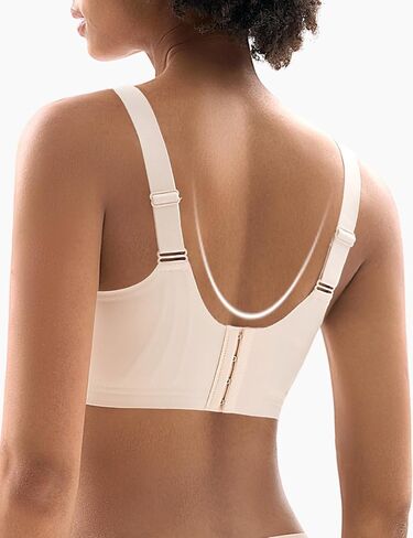 Bras for Women No Underwire, Wireless Bras with Support, Breathable Padded Bra Seamless Everyday Bras in Kuwait