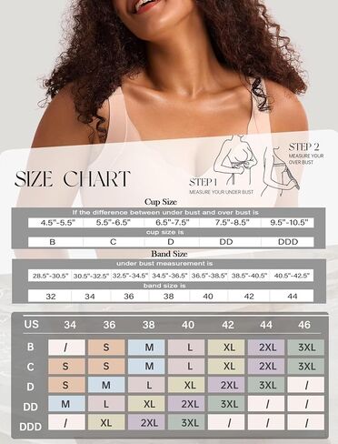 Vertvie Women's Wireless Push Up Bra Seamless No Underwire Scalloped Full Coverage Bralettes Comfort Supportive Bra Plus Size in Saudi Arabia