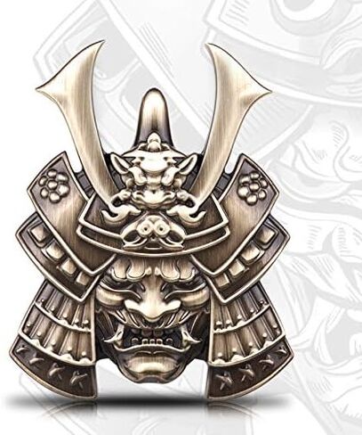 Kaolituis Metal Car Sticker, Japanese Hannya mask Decal, Devil Death Skull Cool Badge for Automotive, Truck, Motorcycle in Saudi Arabia