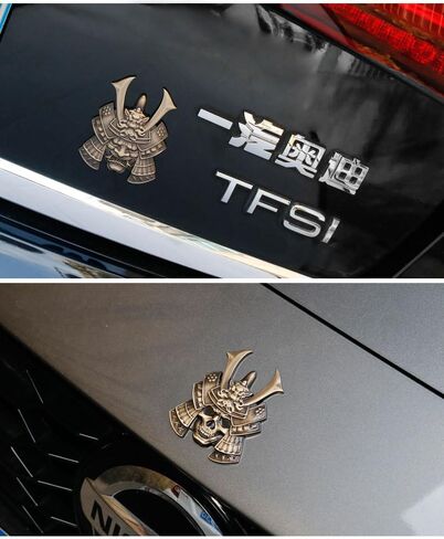 Kaolituis Metal Car Sticker, Japanese Hannya mask Decal, Devil Death Skull Cool Badge for Automotive, Truck, Motorcycle in Saudi Arabia