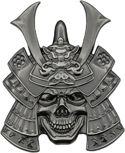 Kaolituis Metal Car Sticker, Japanese Hannya mask Decal, Devil Death Skull Cool Badge for Automotive, Truck, Motorcycle in Saudi Arabia