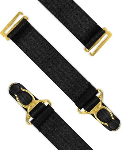 Satini Short Metallic Clip Wide Suspender Belt Lingerie Straps in Kuwait