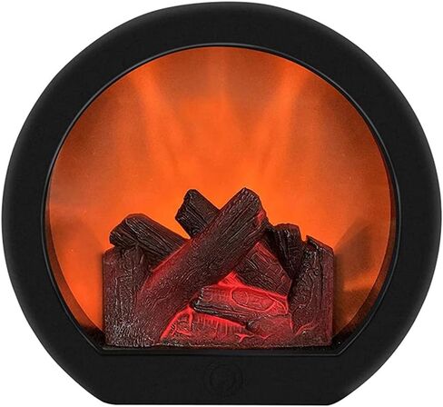 YWBL-WH LED Fireplace Lantern LED Desk Stove Decorative Lantern Touch Switch Simulation Fireplace Light in Saudi Arabia