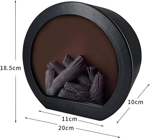 YWBL-WH LED Fireplace Lantern LED Desk Stove Decorative Lantern Touch Switch Simulation Fireplace Light in Saudi Arabia