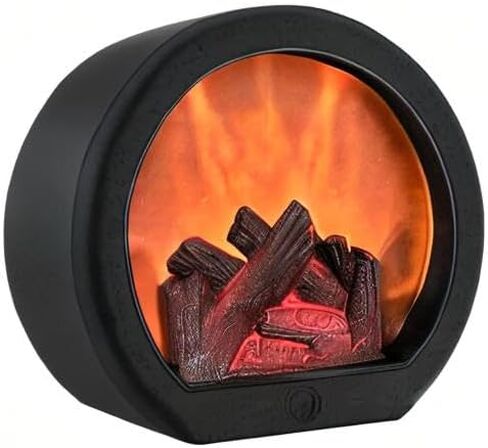 YWBL-WH LED Fireplace Lantern LED Desk Stove Decorative Lantern Touch Switch Simulation Fireplace Light in Saudi Arabia