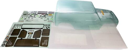 Axial SCX6: Jeep JLU 4dr Wrangler Body (Clear), AXI250000 in Saudi Arabia