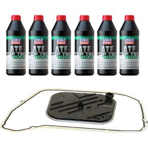 Auto Trans Service Kit: 6L ATF + Filter + Gasket for AUDI 8 Speed Zf Tiptronic Transmission (2011-2016)
