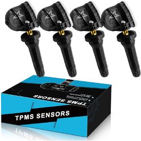 13598771 Programed TPMS Sensors For:-Chevy Silverado 1500 2500 3500 Equinox Camaro Express Impala Malibu, For:-GMC Sierra Savana Yukon 2004-2022 Tire Pressure Monitoring System 315MHz (4pcs)