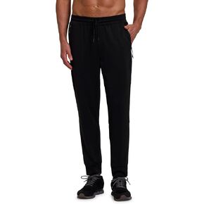 RBX Activewear Men's Running Pants Gym Joggers Lightweight Sweatpants for Men, Quick Drying Workout Pants with Zipper Pockets