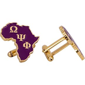Desert Cactus Omega Psi Phi Cufflinks OPP Omega Man D9 Divine 9 Fraternity Greek Formal Wear Blazer Jacket (Cufflinks - C)