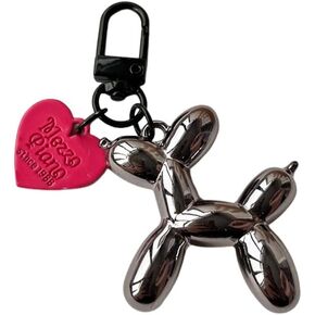 Fuqimanman2020 Jelly Balloon Dog Keychain for Women Cute Keychain Accessories for Car Keys Bags