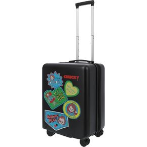 FUL Chucky 22.5 Inch Carry On Luggage, Hardshell Rolling Suitcase with Spinner Wheels, Black