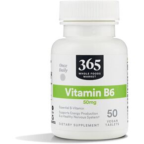 365 by Whole Foods Market, Vitamin B6 50Mg, 50 Tablets