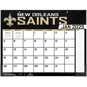 TURNER SPORTS New Orleans Saints 2025 22x17 Desk Calendar (25998061544)
