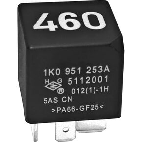 Relay 460/1K0 951 253A, Automotive Relay 5112001-12VDC 30A 4-Pin Plug-in Relay for Automotive Applications