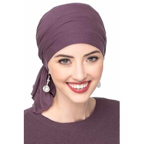 Headcovers Unlimited Slip-On Scarf - Cancer Headwear for Women (Black)