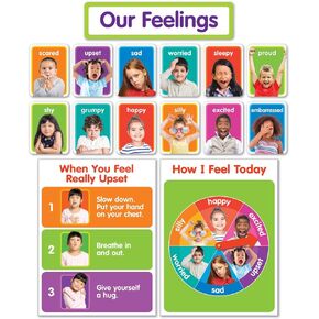 Scholastic Our Feelings Bulletin Board Set, 15/Set (SC-834481)