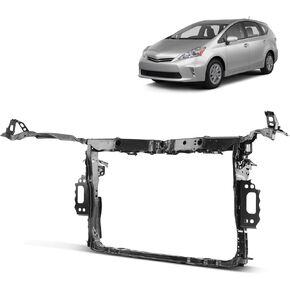 YHTAUTO Front Radiator Support Bracket Compatible with 2010 2011 2012 Toyota Prius, DC01 Steel Radiator Support Frame, Radiator Core Support Assembly