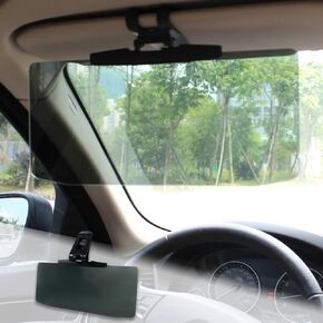 2PCS Car Visor for Car, Car Sun Protection Visors, Adjustable Car Sun Visor, Sun Visor Extender for Cars Easy to Install, Universal Automotive Sun Protection Visors from Glare/UV Ray (2PCS)