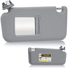 Youxmoto for Toyota RAV4 Grey Left Driver and Right Passenger Side Sun Visor Replacement for Toyota RAV4 2006 2007 2008 2009 2010 2011 2012 2013, Replaces# 74320-42501-B2, 74310-42452-B2