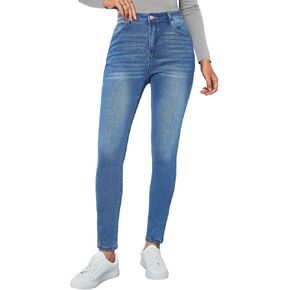 Vetinee Skinny Jeans for Women High Waisted Slim Fit Trendy Classic Stretchy Denim Pants Jean Leggings Jeggings Pockets