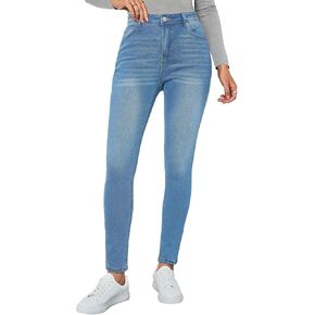 Vetinee Skinny Jeans for Women High Waisted Slim Fit Trendy Classic Stretchy Denim Pants Jean Leggings Jeggings Pockets
