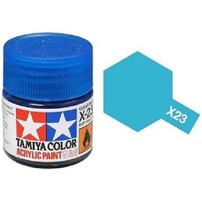 Tamiya Models X-23 Mini Acrylic Paint, Clear Blue