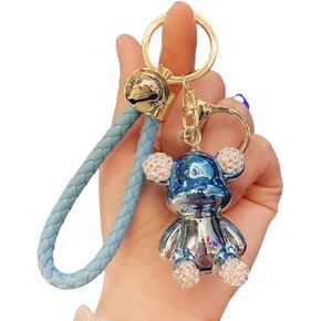 S&HA 2024 1PCS Teddy bear 3D Keychain,Cute Key, Ring Bag and Charm Pendant Gift.